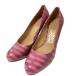 [ снижение цены ]Salvatore Ferragamo Zebra рисунок каблук туфли-лодочки DG70560sho King розовый размер :6 1/2 ( Wakayama магазин )