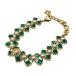 [ снижение цены ]CASABLANCA ювелирные изделия браслет Gold × зеленый (EC)
