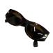 [ снижение цены ]FENDI Zucca рисунок солнцезащитные очки FE40125F Brown (EC)