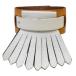 akbiAquvii TASSEL WRIST BAND кожа кисточка браслет белый × Brown размер :-