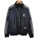  Adidas adidas CHILE62 спортивная куртка | грузовик брюки 00S Vintage 621852 черный × серебряный размер :S
