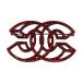 [ снижение цены ]CHANEL стразы здесь Mark брошь B17S красный × черный ( свободный .. магазин )