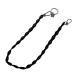 gitiGUIDI SOFT HORSE FULL GRAIN KEYCHAIN soft шланг полный серый n кожа цепочка для бумажника черный 