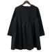 [ снижение цены ]yori длинный рукав One-piece YR11-23147AW черный размер :Free ( Nagoya parco магазин )