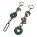  крыло чейнджер one FENG CHEN WANG FCW JADE STONE EARRING цепь серьги FS13ACC1103 серебряный × Gree 