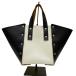 enda- лыжи maHender Scheme assemble hand bag wide Sbai цвет кожа ручная сумочка белый × черный 