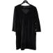 es Max Mara *S Max Mara V шея One-piece 96260519050 угольно-серый размер :M