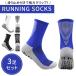  socks men's 3 pairs set running socks sport socks slip prevention attaching running jo silver g walking long Golf baseball soccer mitas