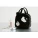 MM HELLO KITTY × BRILMY содержание видно . час короткий ....zbola. добрый cosme сумка BOOK VELOUR BLACK ver.
