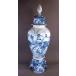  blue and white ceramics landscape . decoration extra-large star anise ...l Arita . ceramic art author wistaria ... work 
