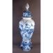  Arita . blue and white ceramics landscape . decoration extra-large star anise ...l ceramic art author wistaria ... work 