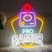 Alkkign Gameͥ󥵥Pro Gamer LEDͥ󥵥ˤλҥ༼顼ͥ󥵥󥲡२ꥢѡƥӥ