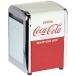 Tablecraft CC381 Coca-Cola Napkin Dispenser, Half, Red by Tablecraft