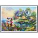 # открытка Thomas gold ke-do Mickey minnie лодка за границей импорт Disney редкость зарубежный. не использовался открытка 