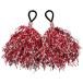 ARTEC hands free pompon red silver ATC1588