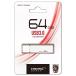 HIDISC USB 3.0 �t���b�V���h���C�u 64GB �V���o�[ �L���b�v�� HDUF114C64G3