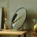 Round Mirror L зеркало зеркало орнамент интерьер wall зеркало Mid-century античный умывание зеркало простой диаметр 30cm круглый настольный зеркало туалетный столик 