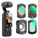 K&F CONCEPT DJI OSMO Pocket 3�� ��󥺥ե��륿�����å� (CPL+1/4�֥�å��ߥ���+ND2-32+���ѥ��)