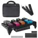 GOKKO супер-легкий гитара effector board aluminium сплав педаль панель крепкий . выдерживающий для переносная сумка имеется (M- черный )