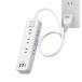 �����R�[�h 1m �d���^�b�v usb ���������R���Z���g 9��AC�� 2��USB-A 1��USB-C �G���T�C�� mscien �e�[�u���^�b�v