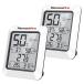ThermoPro�T�[���v�� ���x�v �f�W�^�������x�v ��}�[�N �������x�v���x�v ���^ �ō��Œቷ���x�\��2�p�b�N TP50