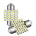 GOSMY T10 31mm LED 24 полосный свет в салоне белый 6000K-6500K 12V-24V соответствует соответствующий требованиям техосмотра (2 шт. комплект )