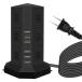  разветвитель вертикальный розетка tower тип офис для собраний USB внезапный скорость зарядка примерно 2m переключатель есть 12.3 слой чёрный 