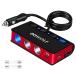 OOWOLF прикуриватель 3 полосный 180W USB×4 порт Quick Charge3.0 +PD 18W установка 12-24V машина соответствует внезапный скорость зарядка 