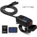 OFFEREE �o�C�NUSB�d�� �h�� �i�� QC3.0�{QC3.0 IP67�h�����x�� �I�[�g�o�C��p USB �X�}�z �[�d �d���v usb�|