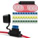 GTIWUNG �q���[�Y�z���_�[ 12AWG 10�� ���ϋv �C�����C�� ATC/ATO ���^ �~�j���^ ��w �h���h�o 32V 30A ������