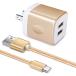 Viviber[2 порт USB зарядное устройство *1 шт +USB Type-C кабель 1m* 1 шт. ]USB зарядка адаптор быстрое зарядное устройство модель C зарядное устройство I ho n1