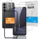 2+2 шт. комплект гид рамка-оправа имеется соответствует Galaxy S24 FE тонировка стёкол пленкой + камера плёнка аутентификации по отпечаткам пальцев .. Япония asahi стекло для Galaxy