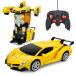  машина с радиоуправлением деформация робот машина игрушка Stunt машина робот . преображение возможен электрический RC машина LED установка 360 раз вращение модель машина ребенок игрушка .