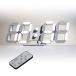 KOSUMOSU �f�W�^�����v LED �Ǌ|�� �u�����v ���邳�������� 3D LED CLOCK �ڊo�܂����v 10�C���`�����R���t���i�C�g��