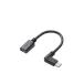 ���[���֔��� �G���R�� �ϊ��A�_�v�^ L�� microB���X-microB�I�X USB2.0 �u���b�N 0.1m TB-MBFMBL01BK