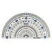 ( массовая закупка )ktsuwaSTADmetakliru транспортир 12cm HPP120 (10 шт. комплект )