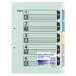 ���[���֔��� �R�N�� �J���[�d�؃J�[�h �t�@�C���p A4�c 5�R+���� 2�� 10�g�� �V�L-60