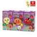  Meiji Anpanman. виноград . яблоко 125ml×3шт.@ упаковка ×1 шт 