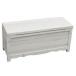 S стиль из дерева шкаф BB-W90WHT box bench ширина 90 [ маленький размер место хранения наружный DIY предназначенный ] белый 