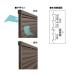 �t�F���X �ډB�� LIXIL �t�F���XAB YL3�^ T-10 H1000 ����100cm �{�̂̂� �A���~�`�ސF�w���N�V�� �� �i�q ���O �A���~ �֘A�摜2