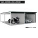  гараж гараж shutter Yodo kou Yodo гараж shutter la vi -ju3 открытый Space объединенный VGC-3059H+VKC-2859H в общем type . высота H модель [ производство на заказ товар ]