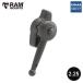// немедленная уплата // Ram крепление прямой скупка RAM-KNOB9HU Fish finder крепление 2.25 дюймовый мяч для высокий динамометрический ключ двойной гнездо arm 