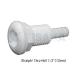  Through Hull распорка 12mm 1/2 дюймовый белый пластик 