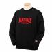 mazmeMZAP-685 mazume sweatshirt black × red M