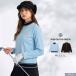 Golf одежда женский длинный рукав тянуть over линия ребра mok шея tops Golf tops с высоким воротником mok шея задний принт M L LL большой размер 