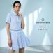 [ этот сезон новый продукт распродажа 40%OFF] Golf одежда женский sia футбол короткий рукав половина Zip рубашка & юбка в складку верх и низ в комплекте Golf 