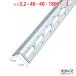 �|�ރA���O�� L�A���O�� L-40WP 2�{�Z�b�g 180cm 3.2�~40�~40�~1800mm ���j�N��