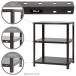 �X�`�[�����b�N ��60 ���s45 ����75cm 3�i �X�`�[���I �Ɩ��p ���[ �X�}�[�g���b�N NSTR-237 �z���C�g �u���b�N �������b�L 40kg/�i �֘A�摜2