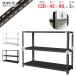  стальная стойка ширина 120 глубина 45 высота 90cm 3 уровень steel полки BC крюк есть BC- сила количество -2-9 белый черный 150kg/ уровень 