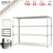  стальная стойка ширина 150 глубина 45 высота 120cm 4 уровень steel полки BC крюк есть BC- сила количество -3-12 белый черный 150kg/ уровень 